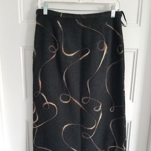 Simon Chang Wool skirt